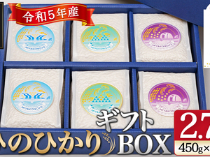 都城産ひのひかりギフトBOX (450g×6個)